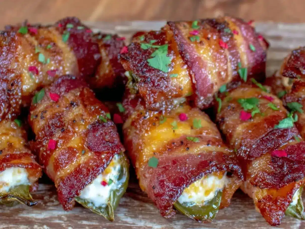 crispy bacon-wrapped jalapeño poppers preparation steps