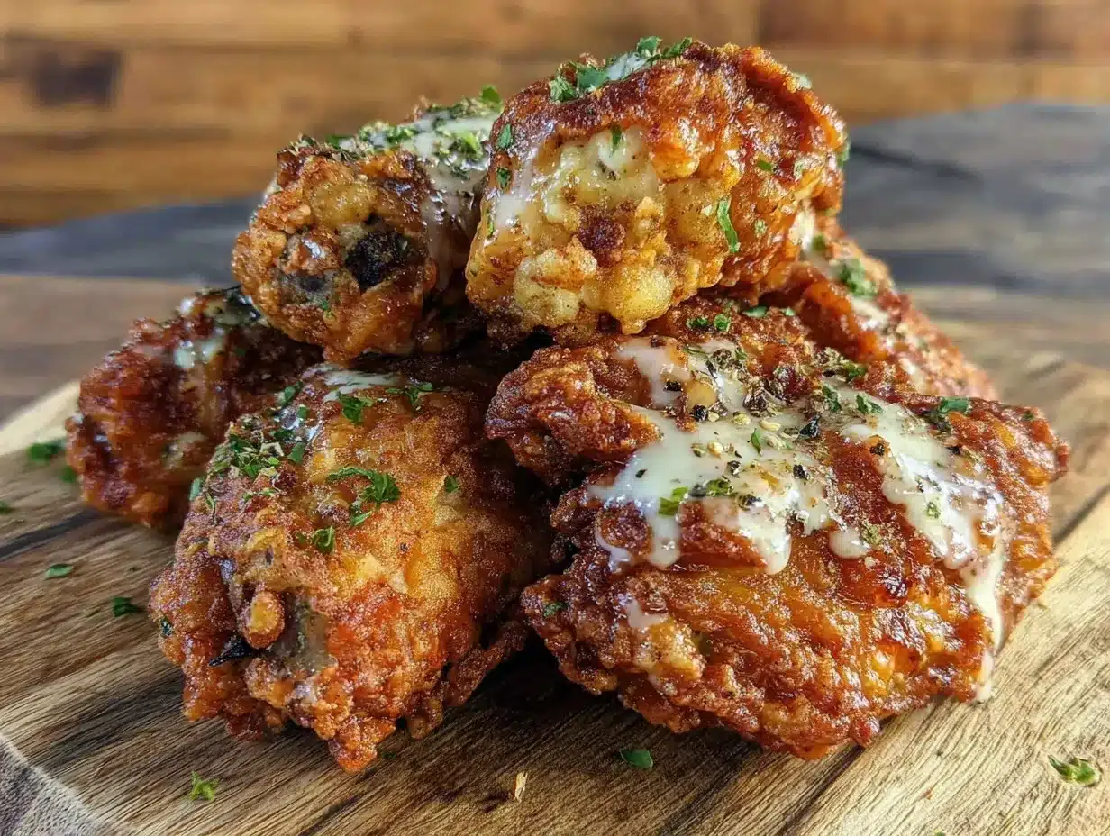 crispy baked chicken wings preparation steps