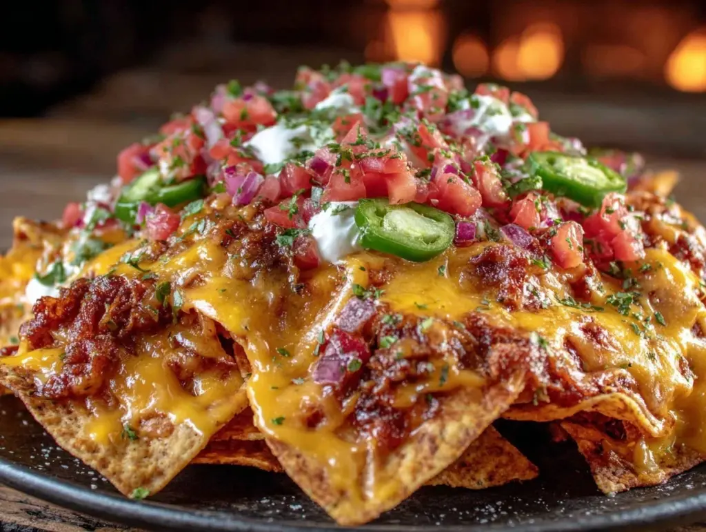crispy loaded nachos supreme - featured image