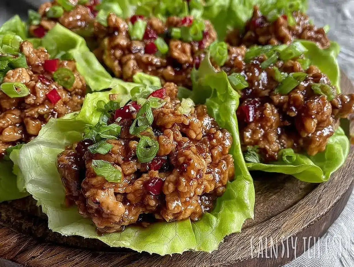 crispy PF Chang’s chicken lettuce wraps preparation steps
