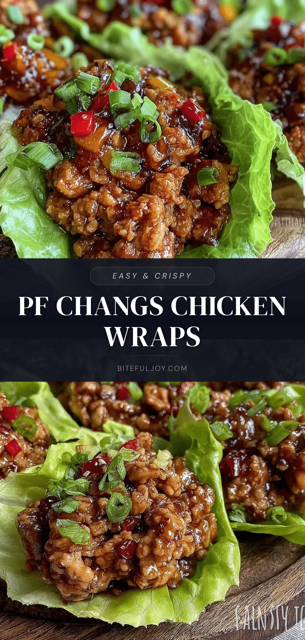 crispy PF Chang’s chicken lettuce wraps recipe
