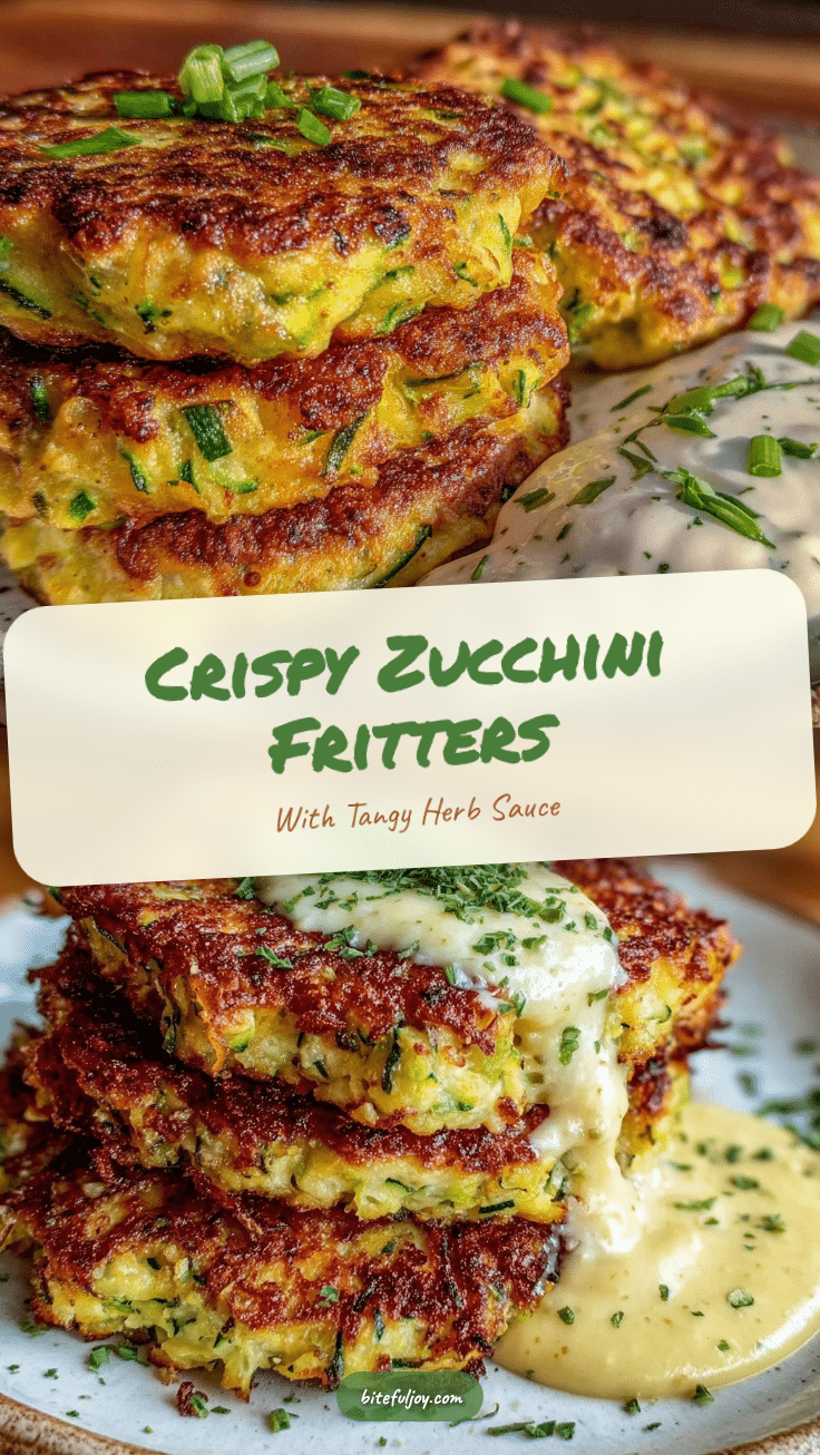 crispy zucchini fritters recipe