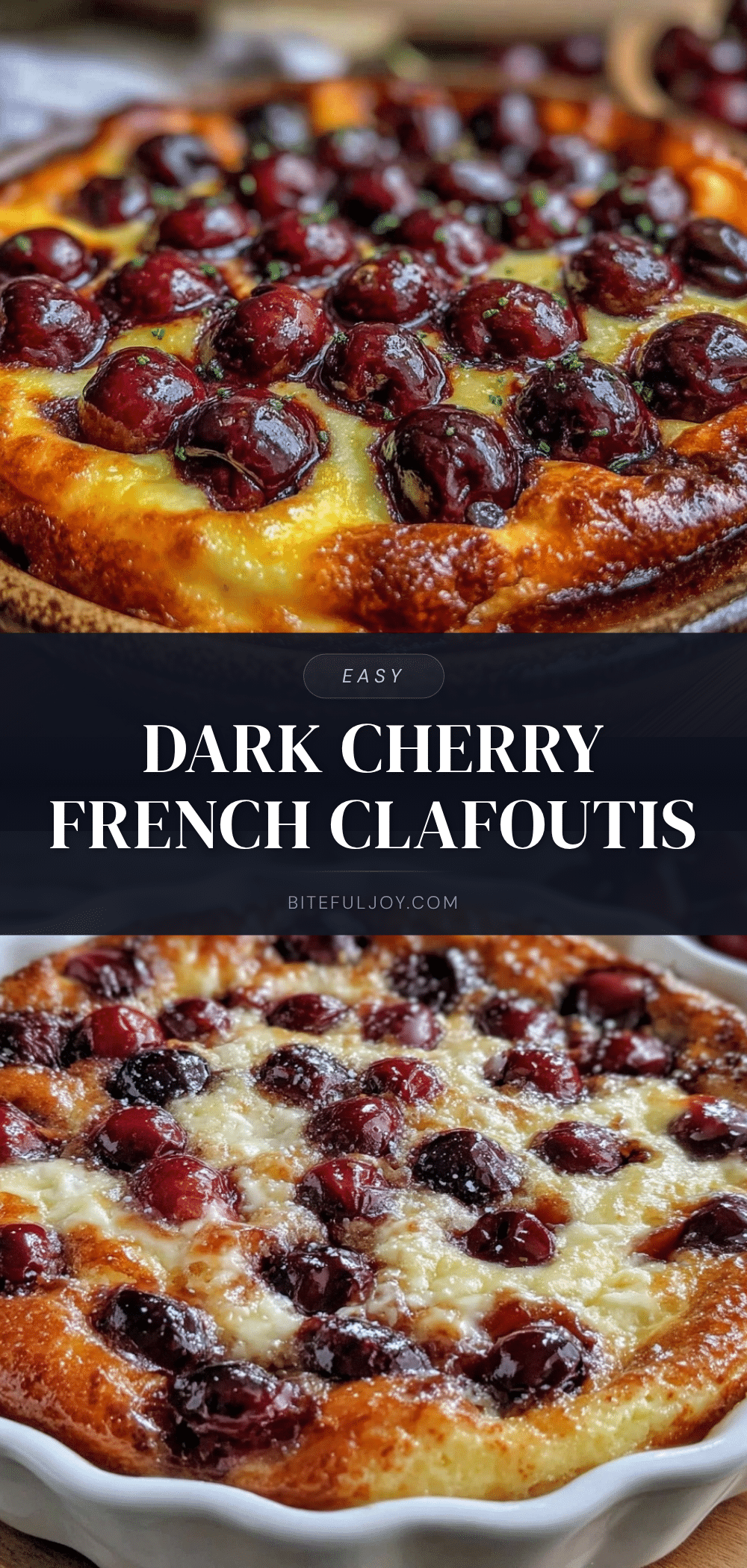 dark cherry clafoutis recipe