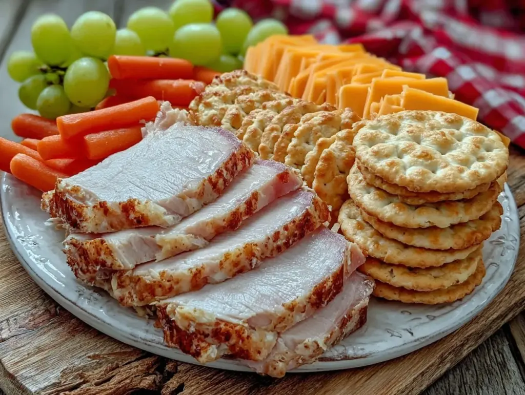 DIY Lunchables Turkey Cheddar Crackers Kit - featured image