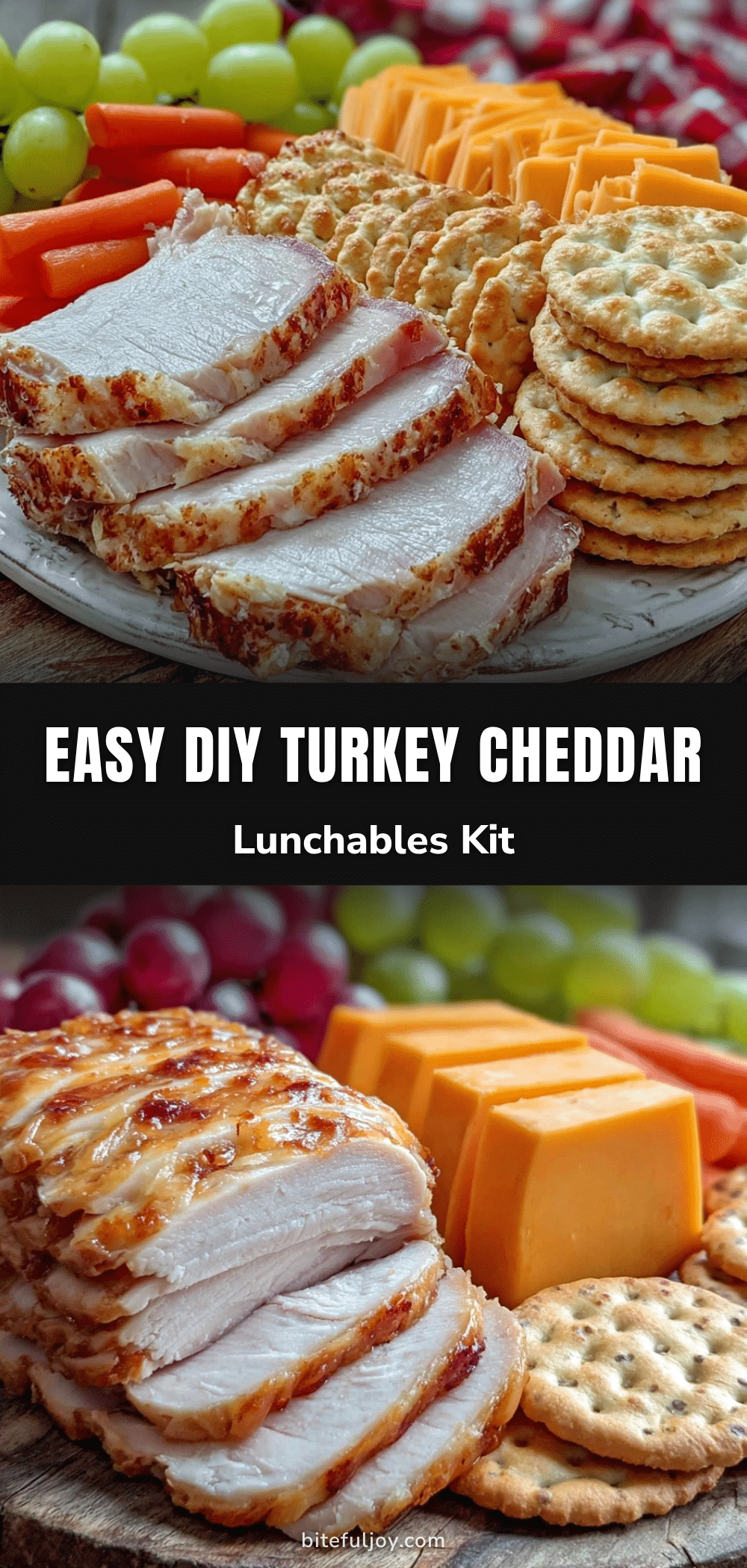 DIY Lunchables Turkey Cheddar Crackers Kit recipe