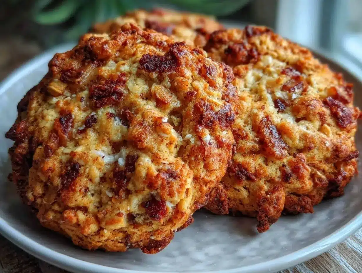 easy chewy apple cinnamon breakfast cookies preparation steps