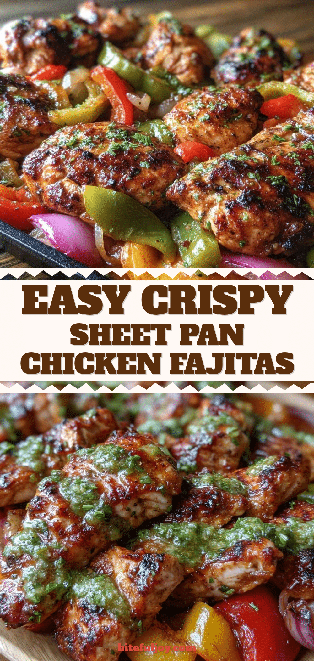 easy crispy sheet pan chicken fajitas recipe