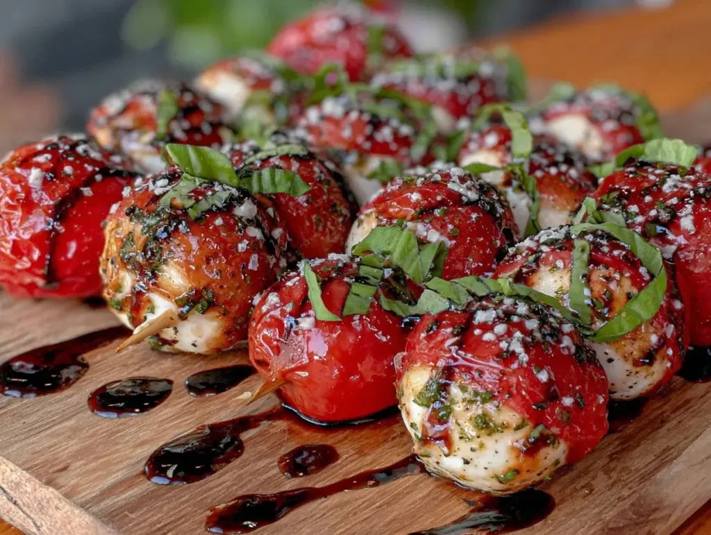 Easy Fresh Caprese Skewers - featured image