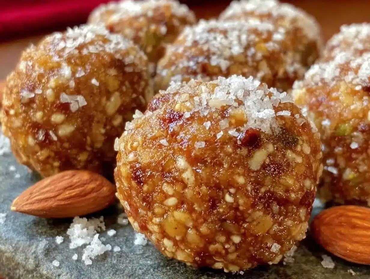 Easy No-Bake Peanut Butter Energy Balls preparation steps