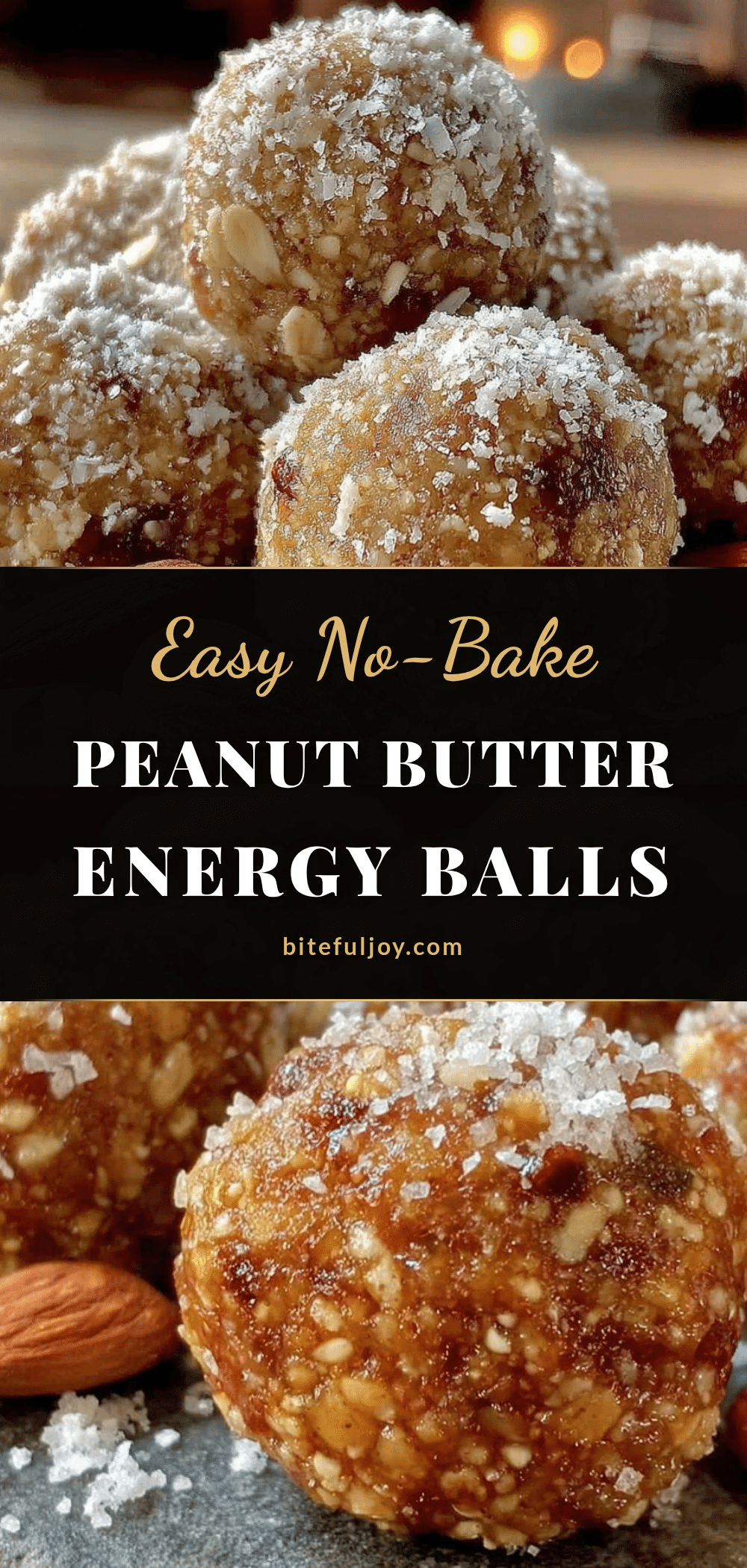 Easy No-Bake Peanut Butter Energy Balls recipe