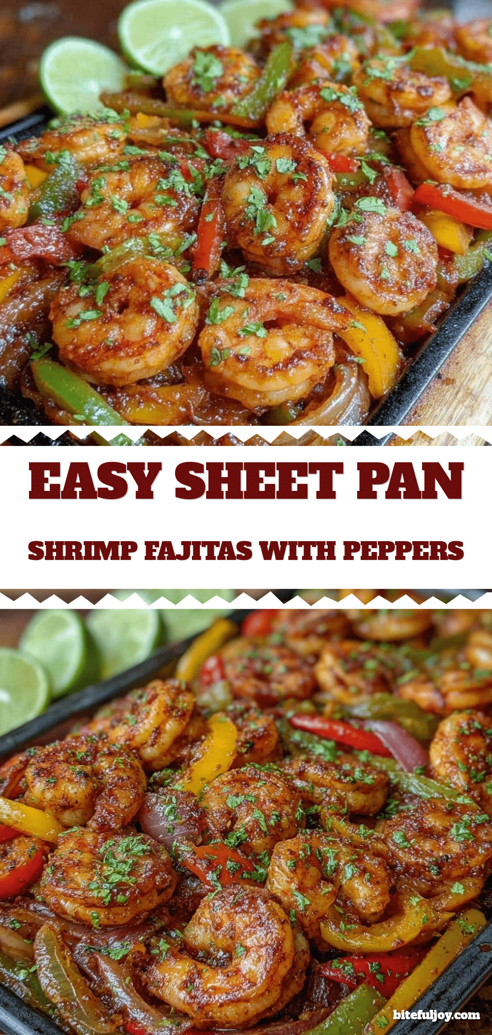easy sheet pan shrimp fajitas recipe