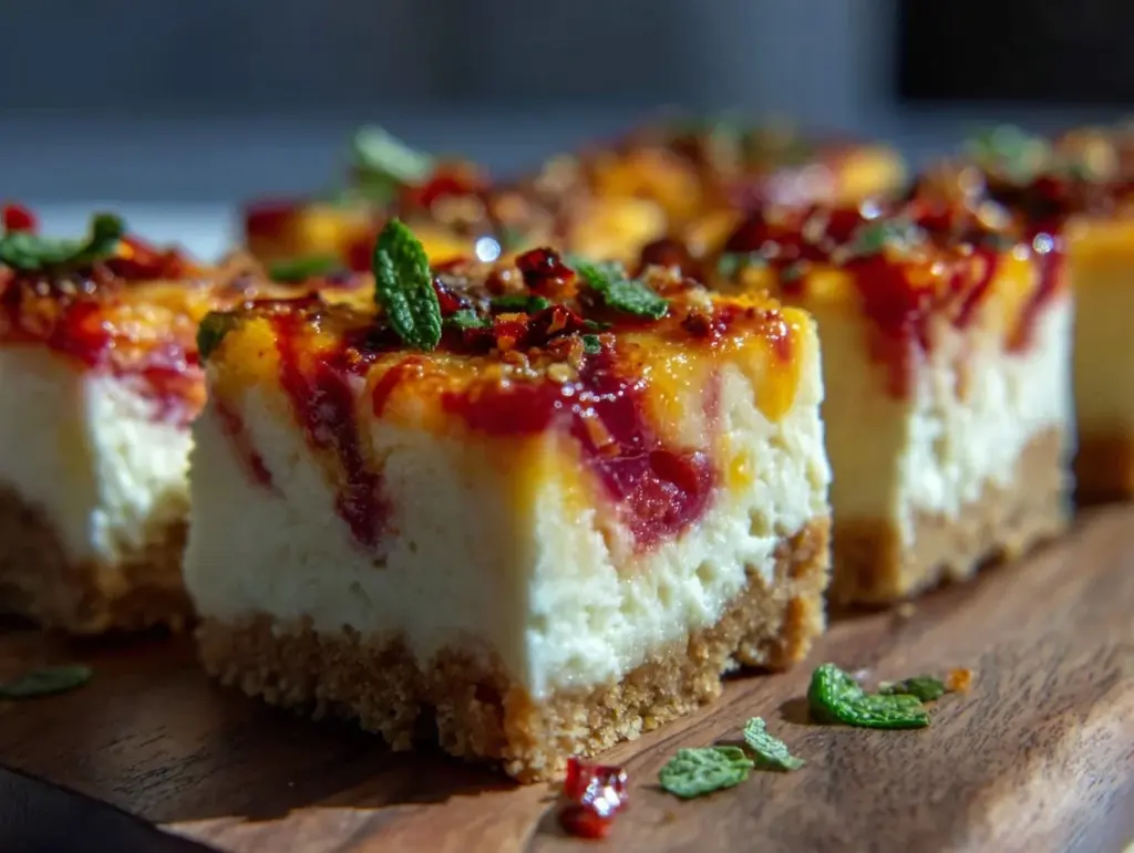 Firecracker Cheesecake Bars - featured image