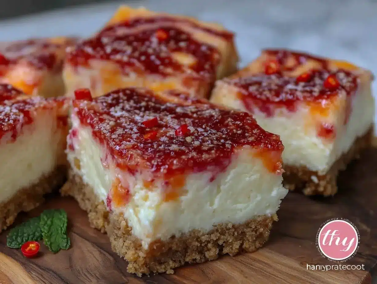 Firecracker Cheesecake Bars preparation steps