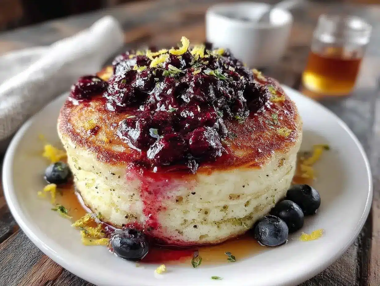 fluffy lemon ricotta pancakes preparation steps