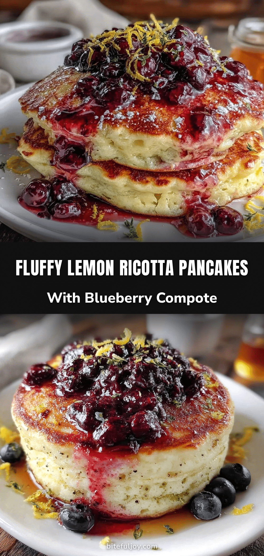 fluffy lemon ricotta pancakes recipe