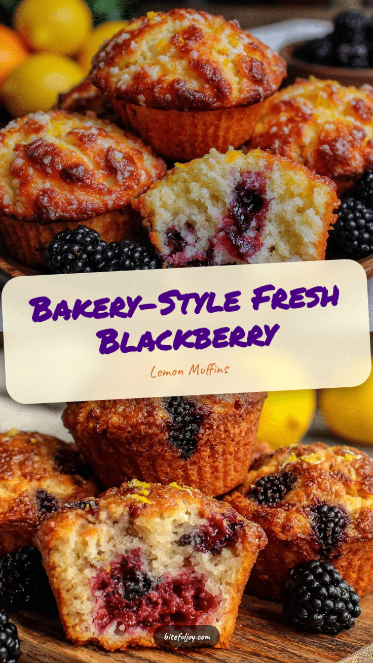 fresh blackberry lemon muffins recipe