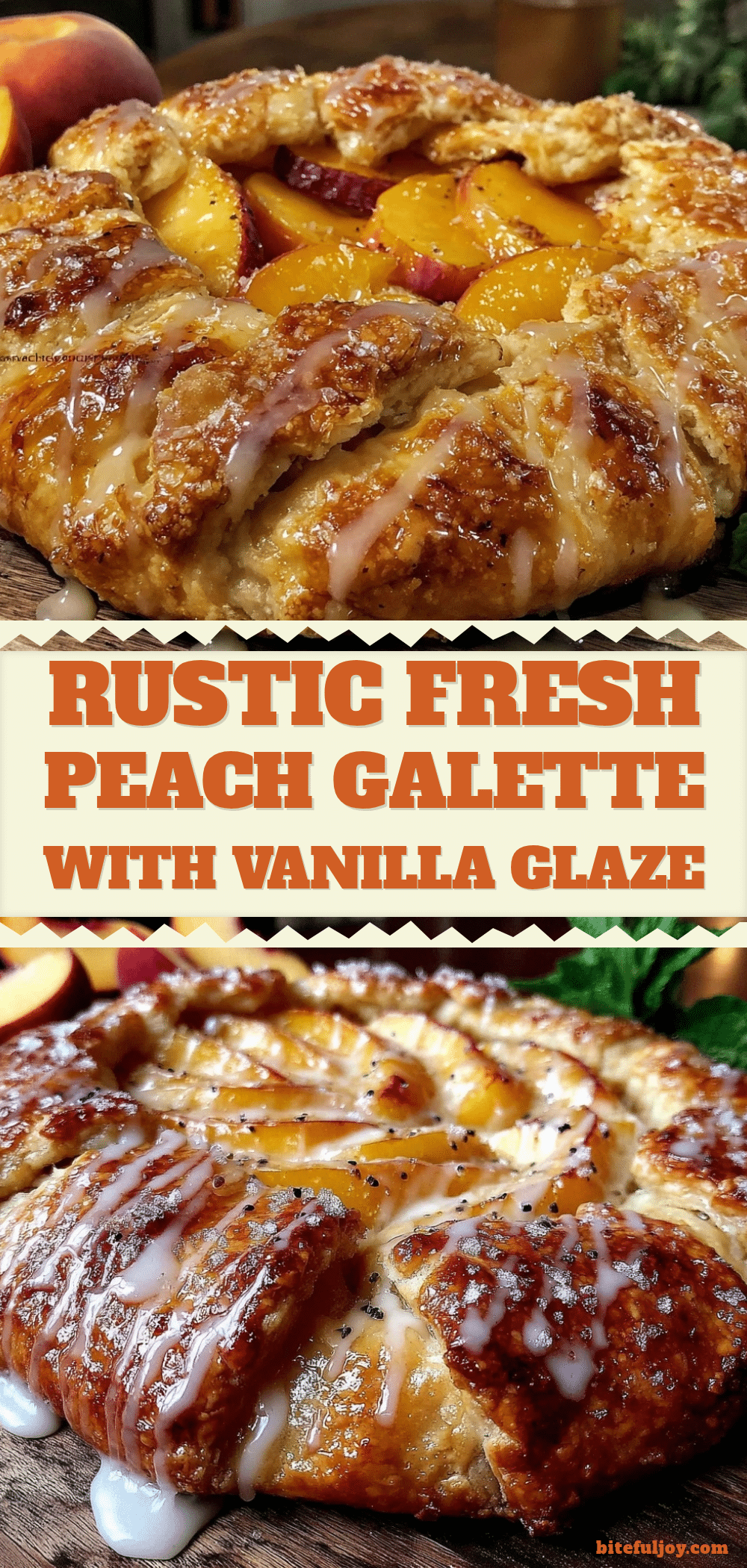 fresh peach galette recipe