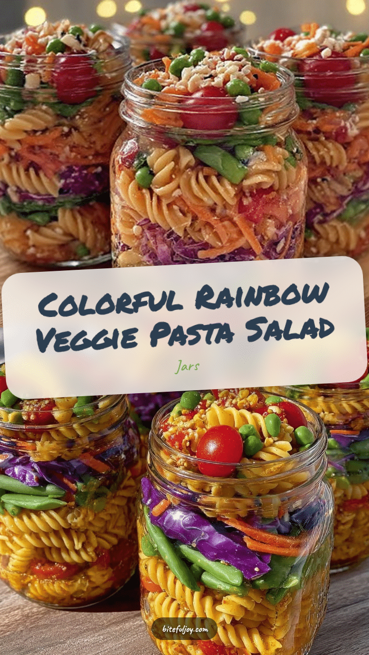 fresh rainbow veggie pasta salad recipe