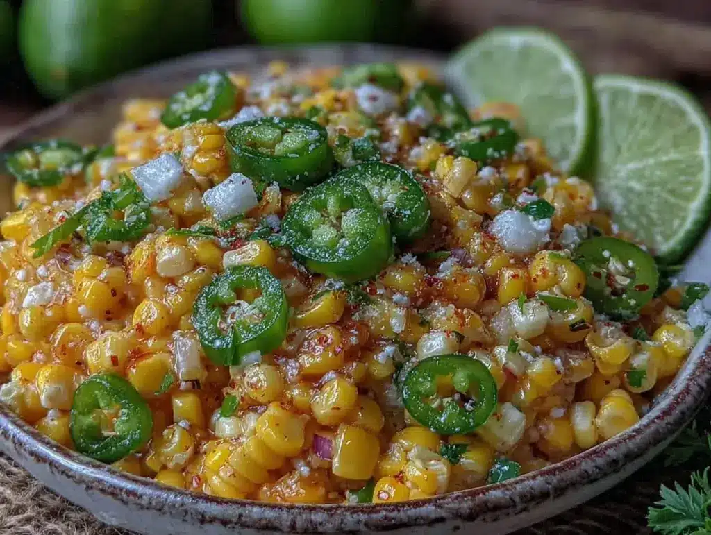 fresh zesty corn salsa - featured image