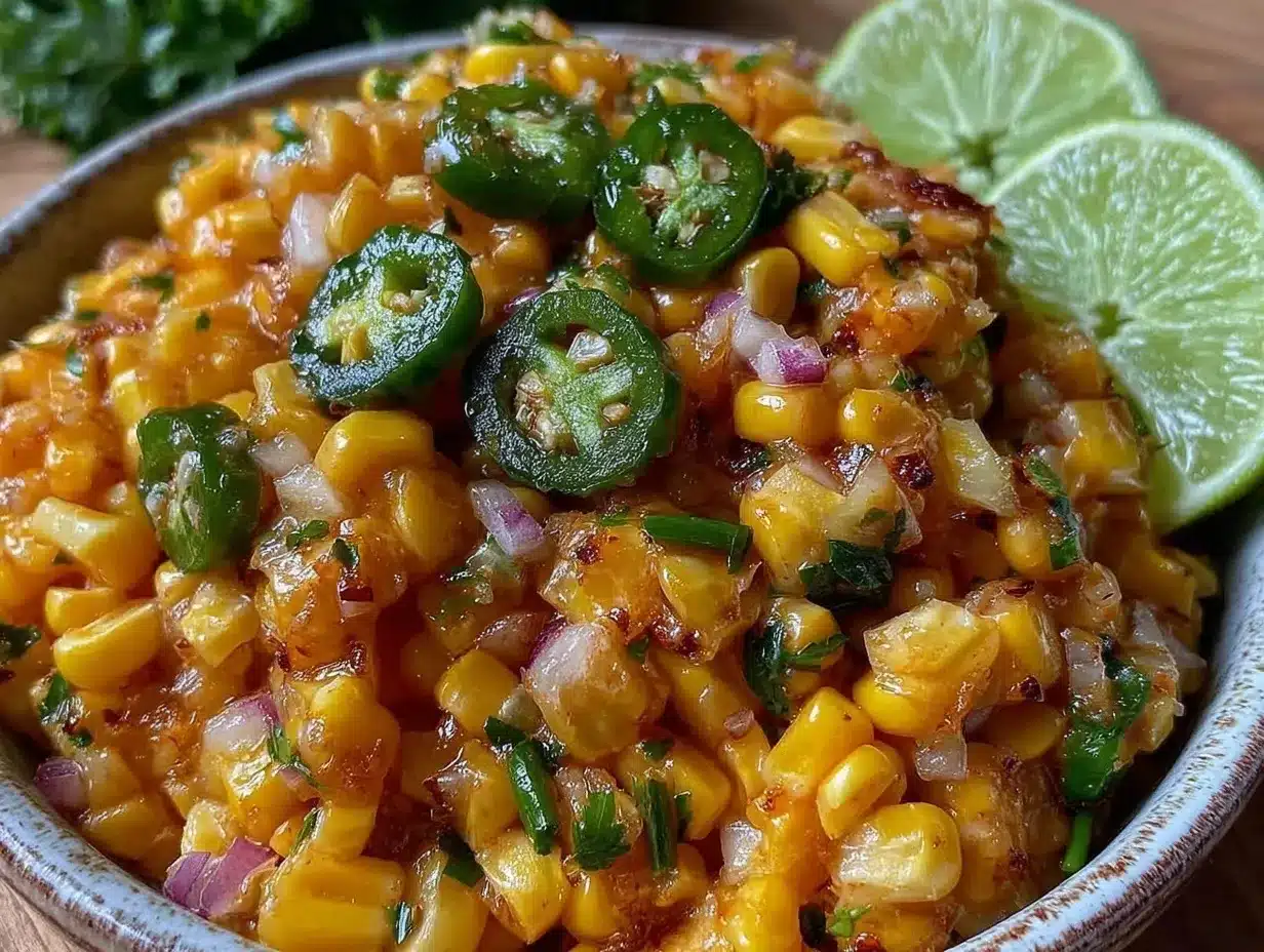 fresh zesty corn salsa preparation steps
