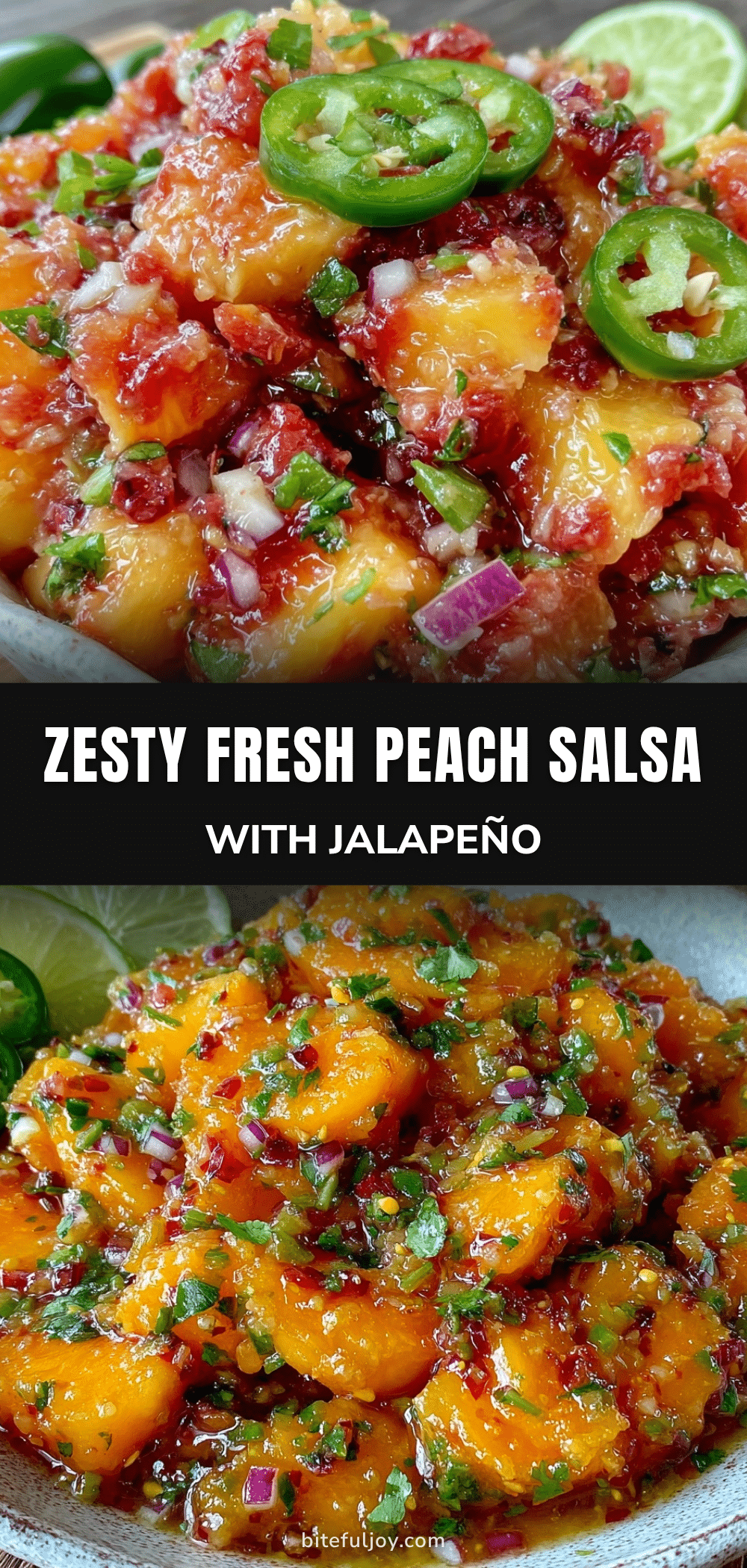 fresh zesty peach salsa recipe