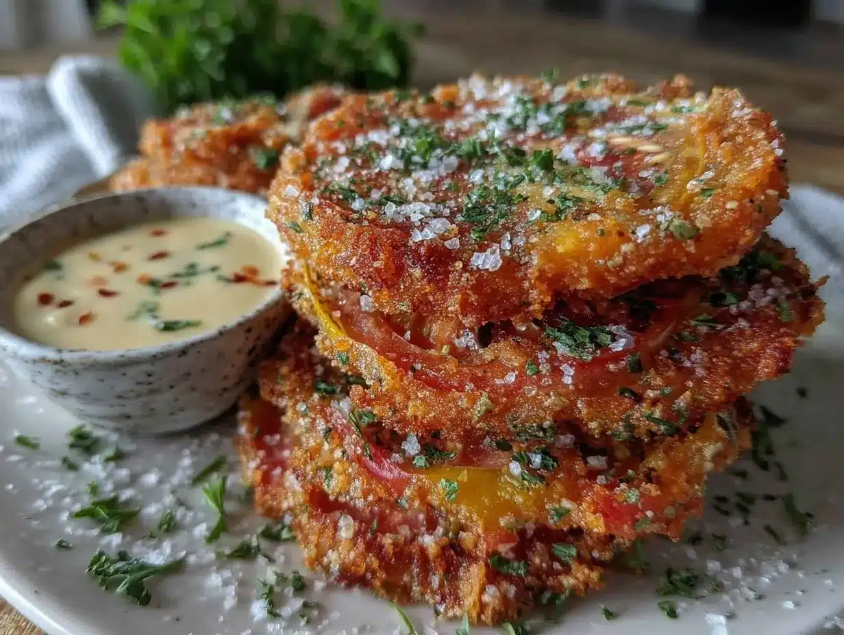 fried green tomatoes preparation steps