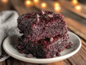 fudgy black bean brownies - featured image