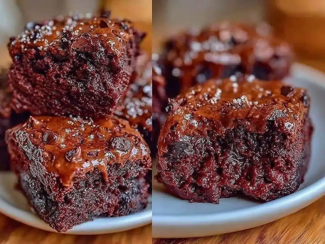 fudgy black bean brownies preparation steps