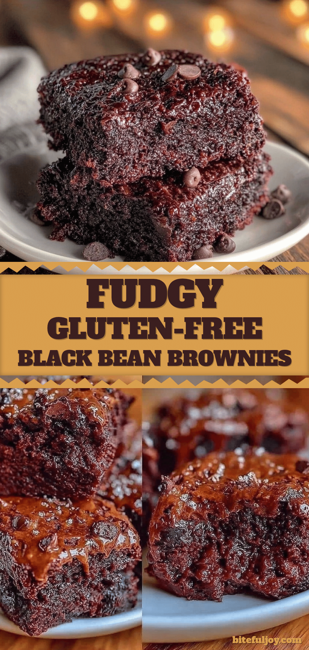 fudgy black bean brownies recipe