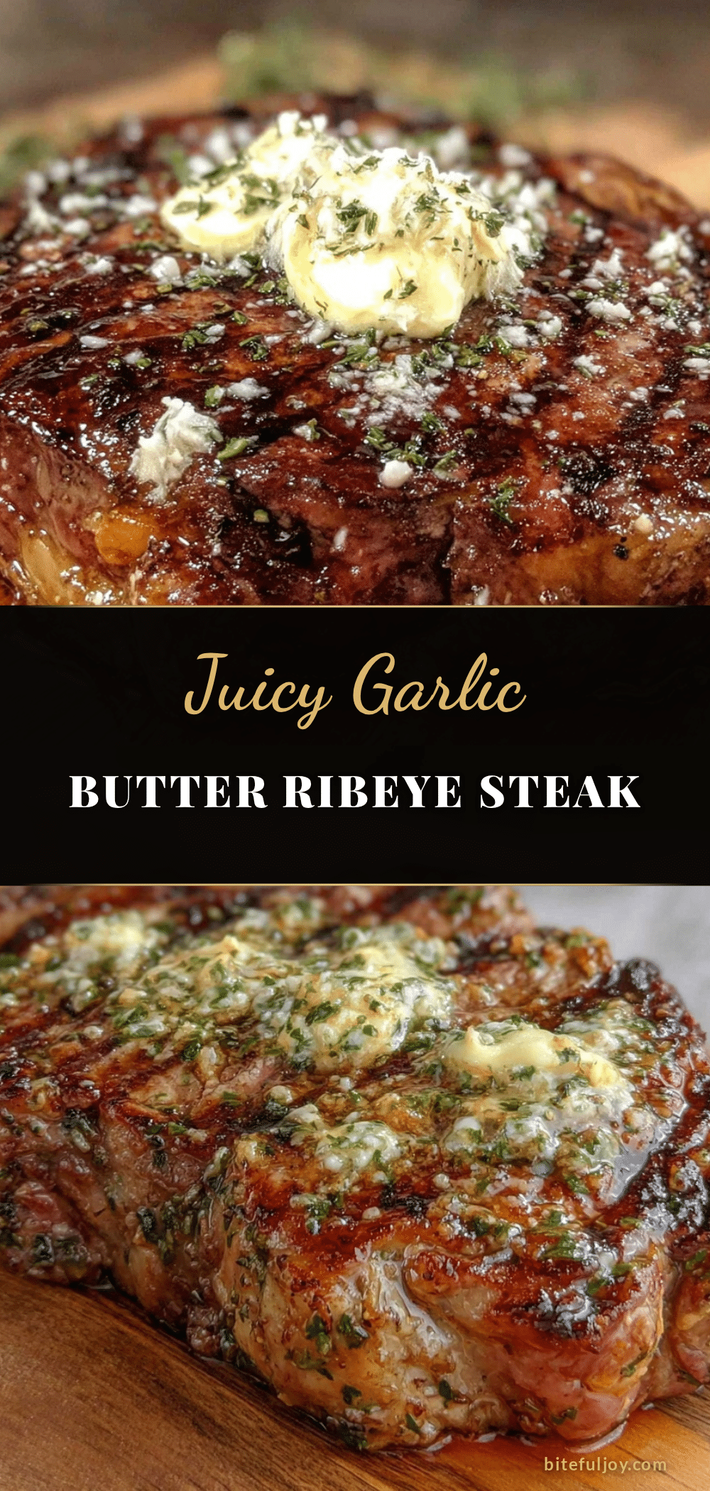garlic butter ribeye steak recipe