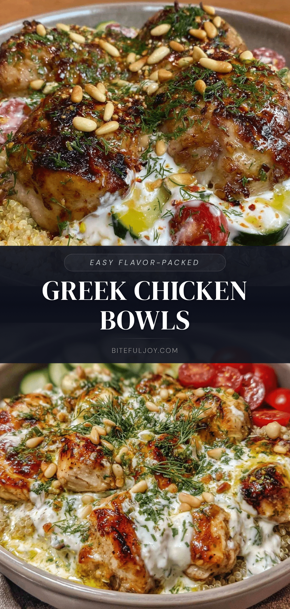 Greek Chicken Bowls recipe