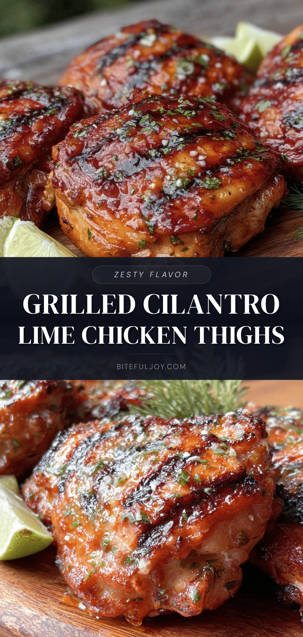 grilled cilantro lime chicken thighs recipe