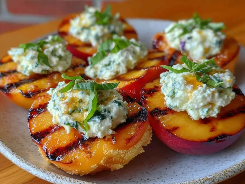 grilled peaches recipe - featured image