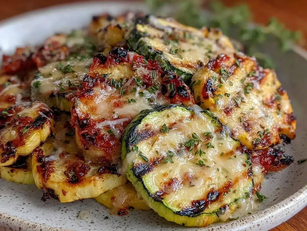 grilled zucchini and squash preparation steps
