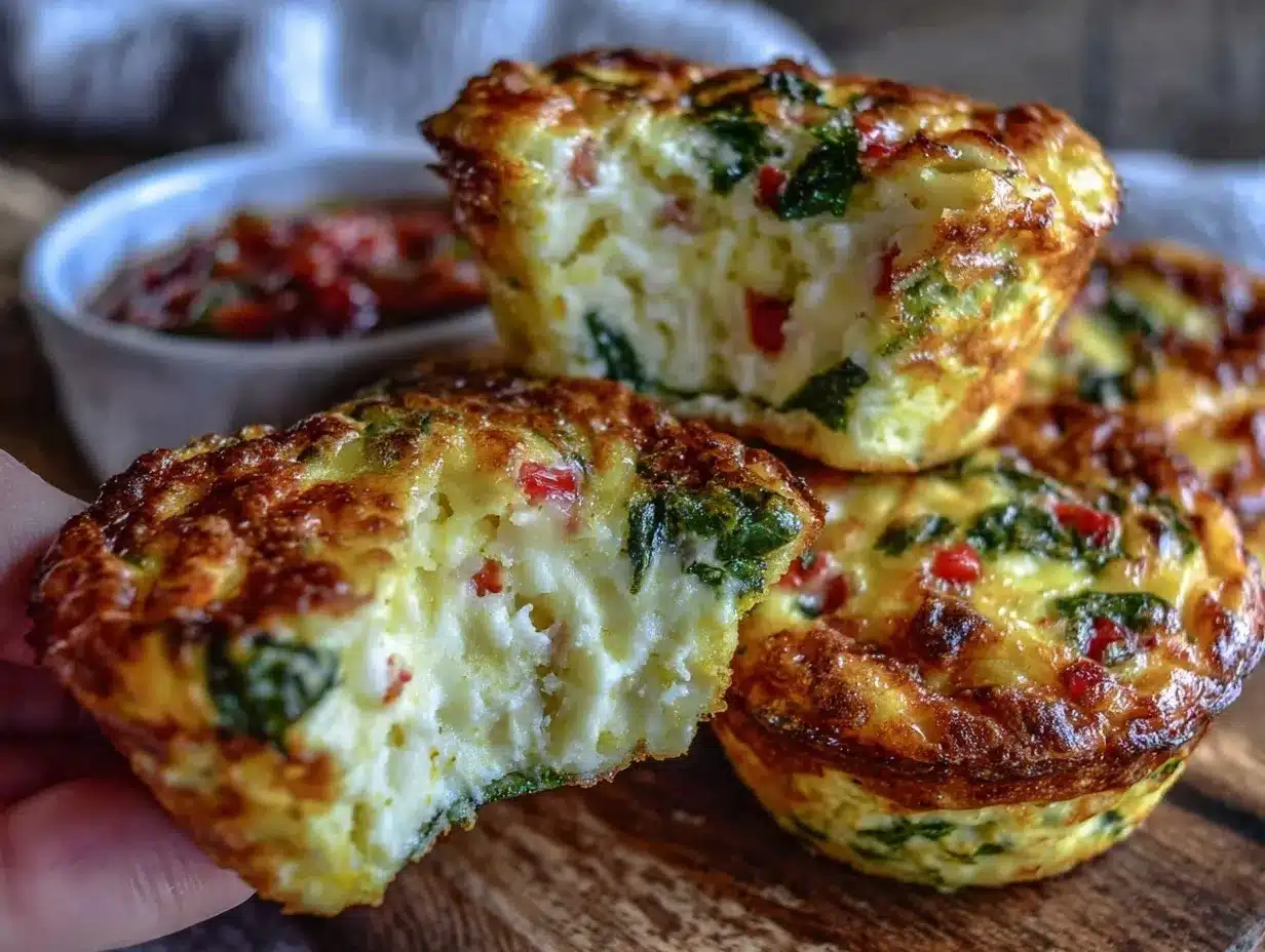 high-protein egg white breakfast muffins preparation steps