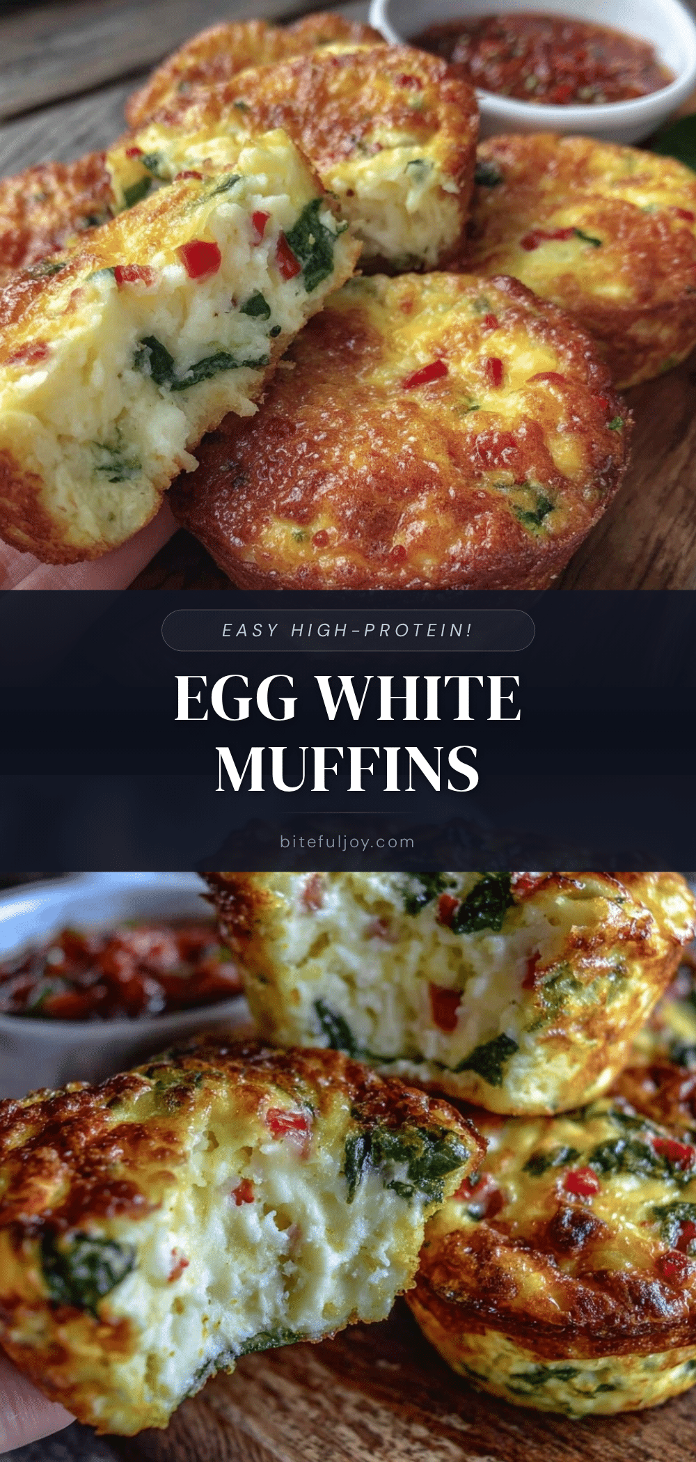 high-protein egg white breakfast muffins recipe