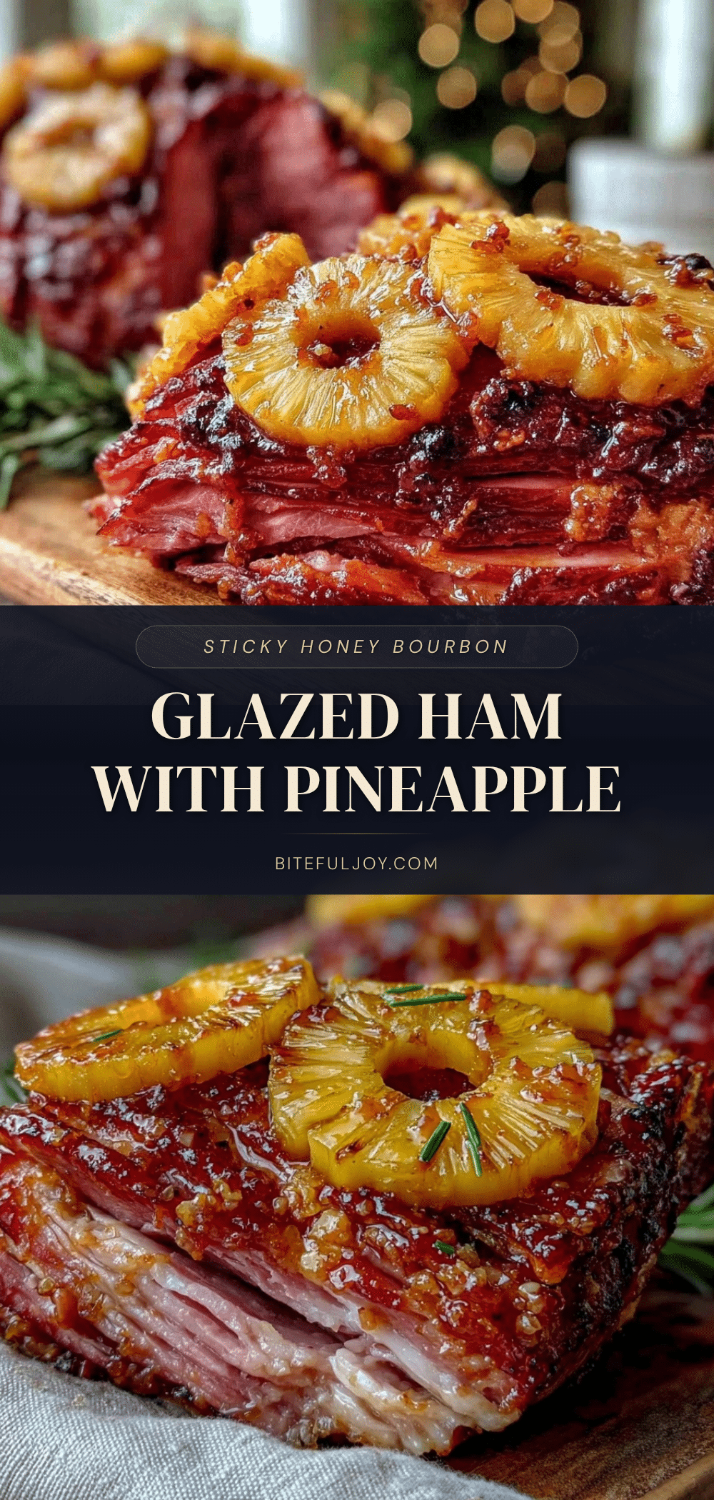 honey bourbon glazed ham recipe