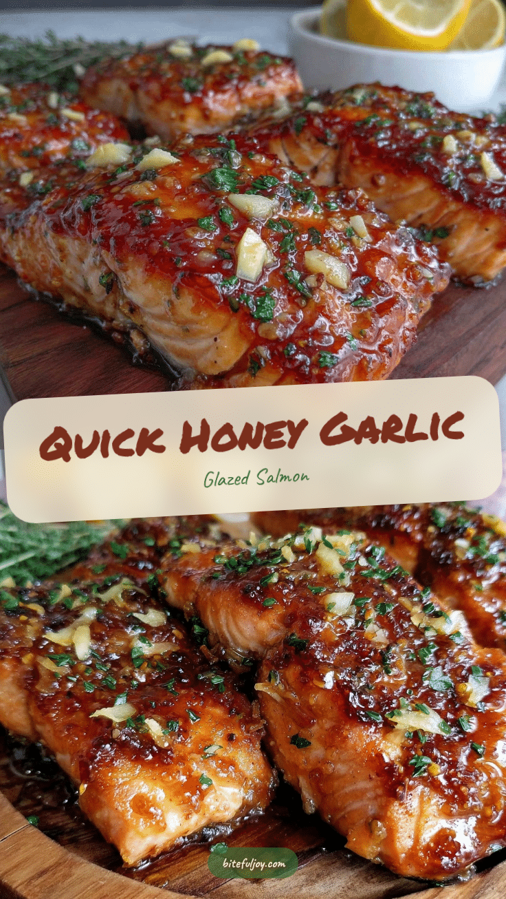 honey garlic glazed salmon recipe