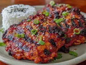 Korean gochujang grilled chicken thighs - featured image