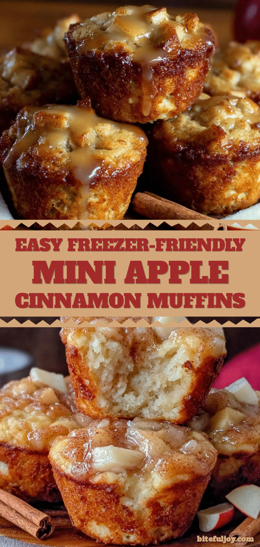 mini apple cinnamon muffins recipe