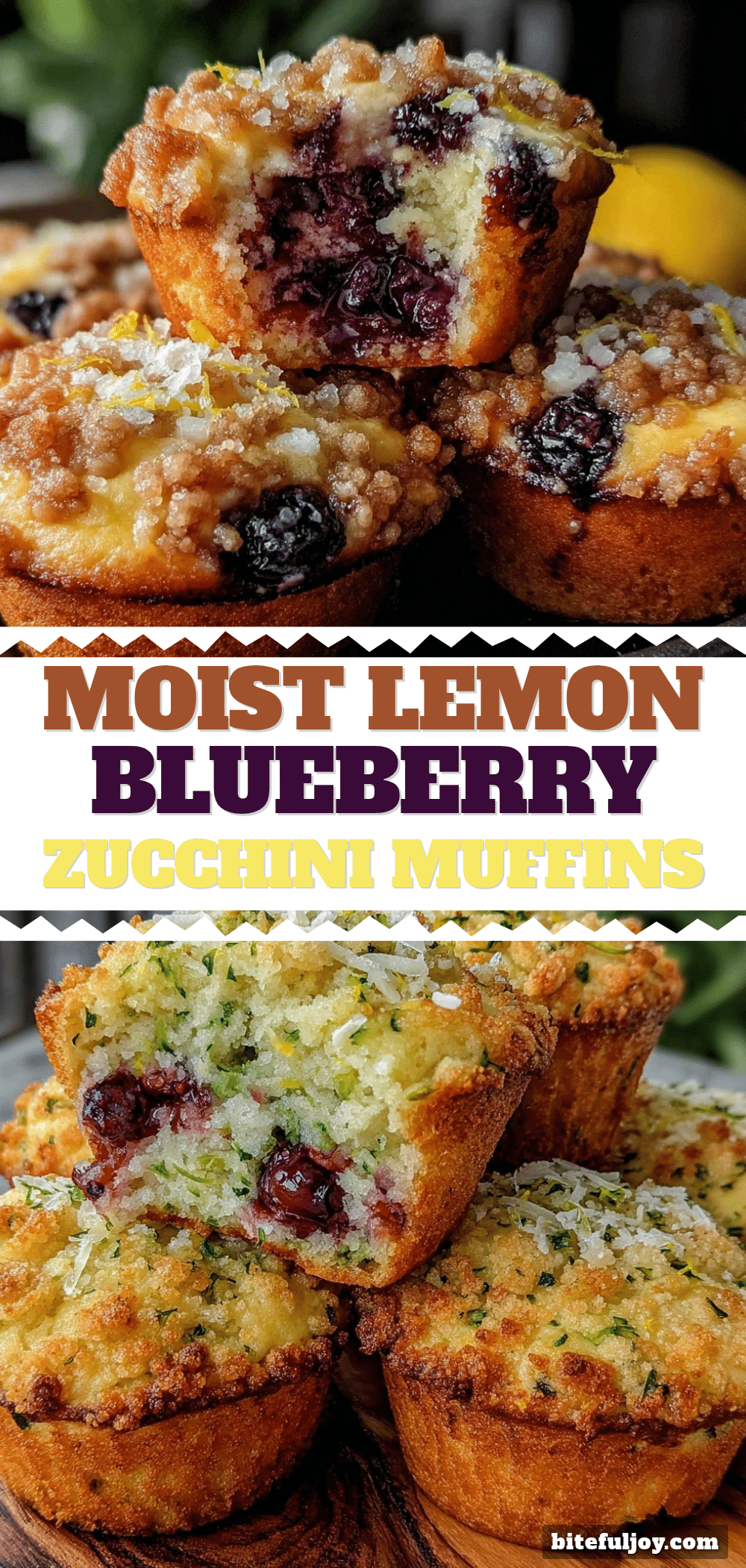 moist lemon blueberry zucchini muffins recipe