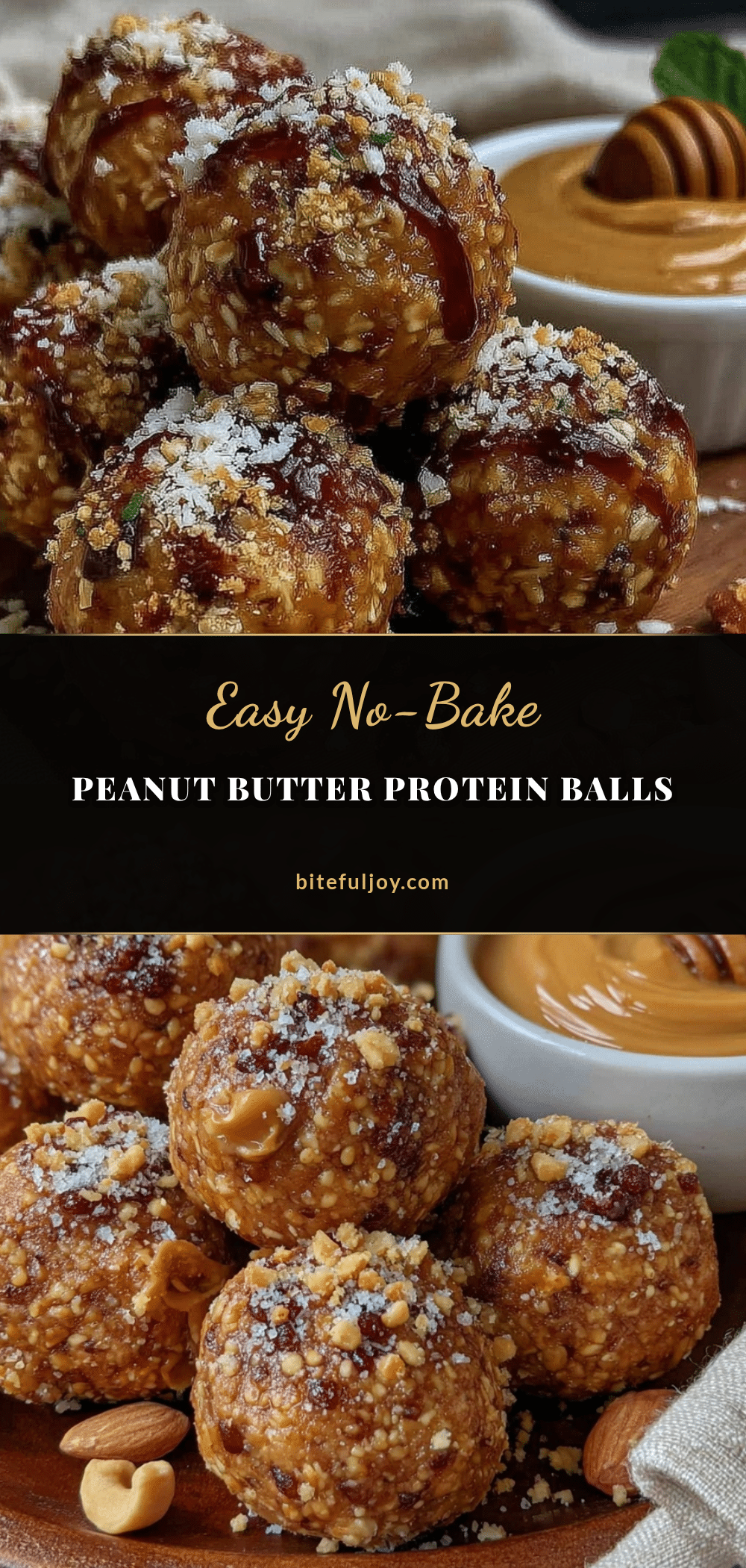 no-bake peanut butter protein energy balls recipe