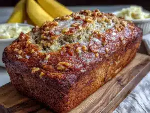 one-bowl banana bread - featured image