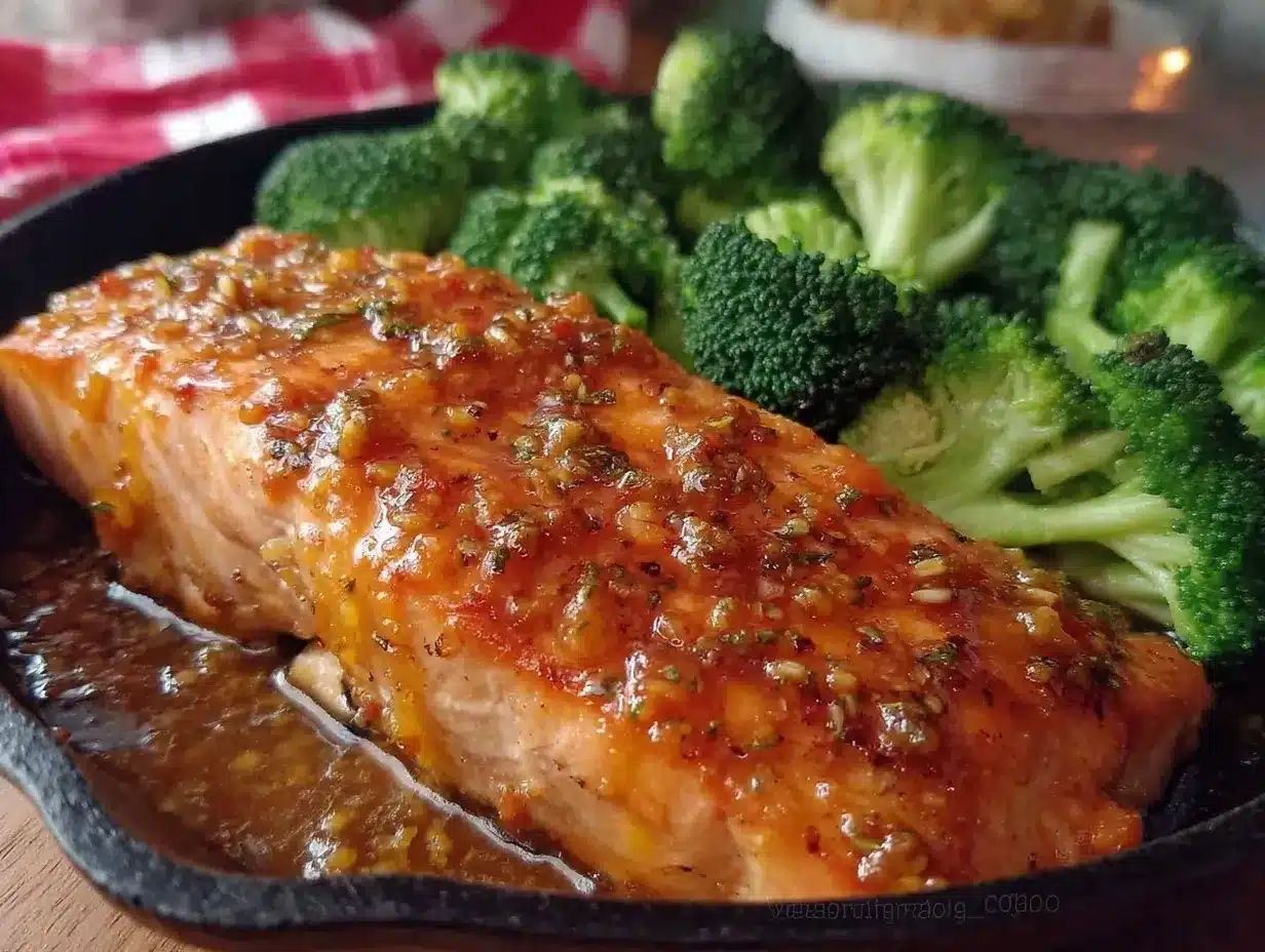 one-pan baked honey mustard salmon preparation steps