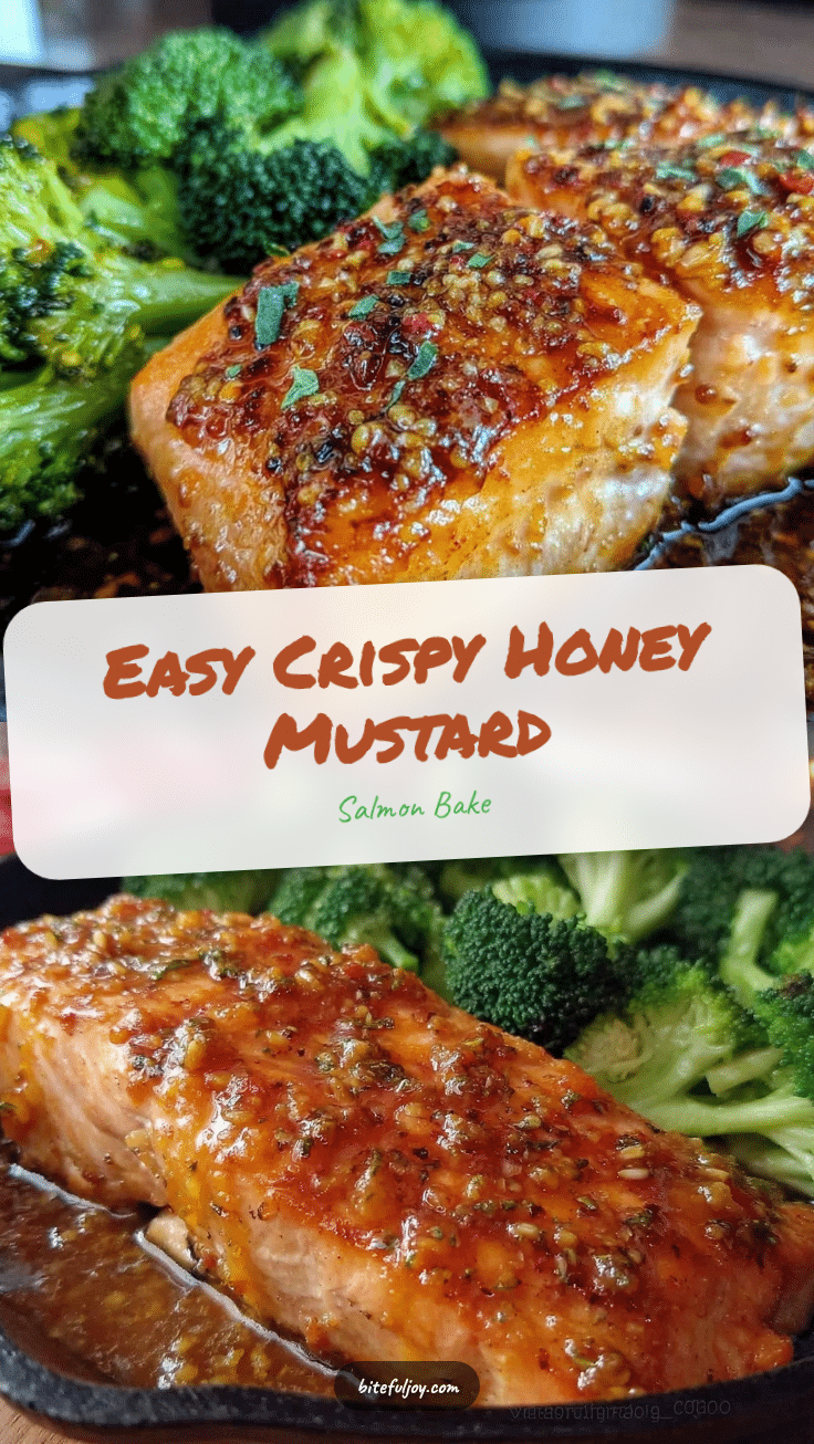 one-pan baked honey mustard salmon recipe