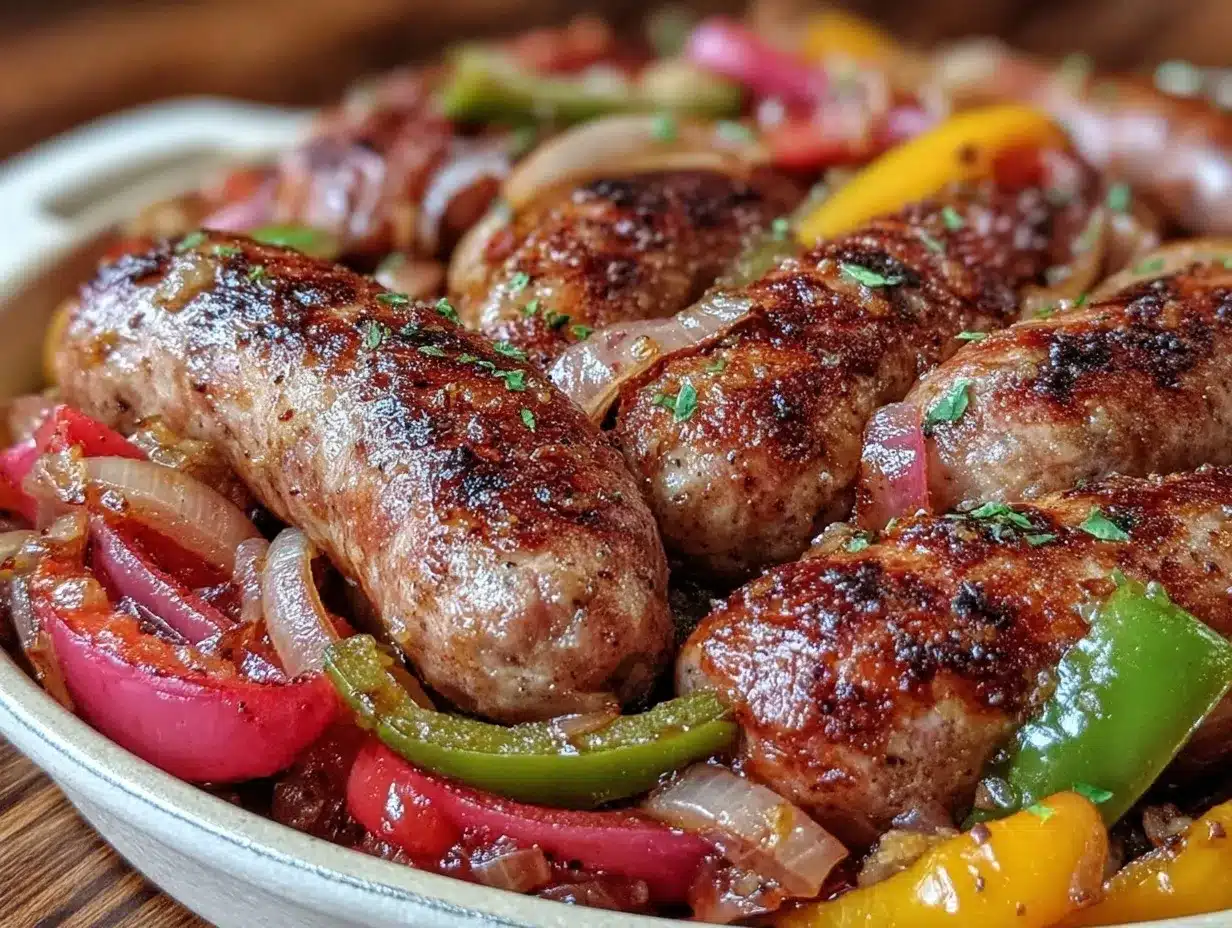 one-pan beer brats preparation steps