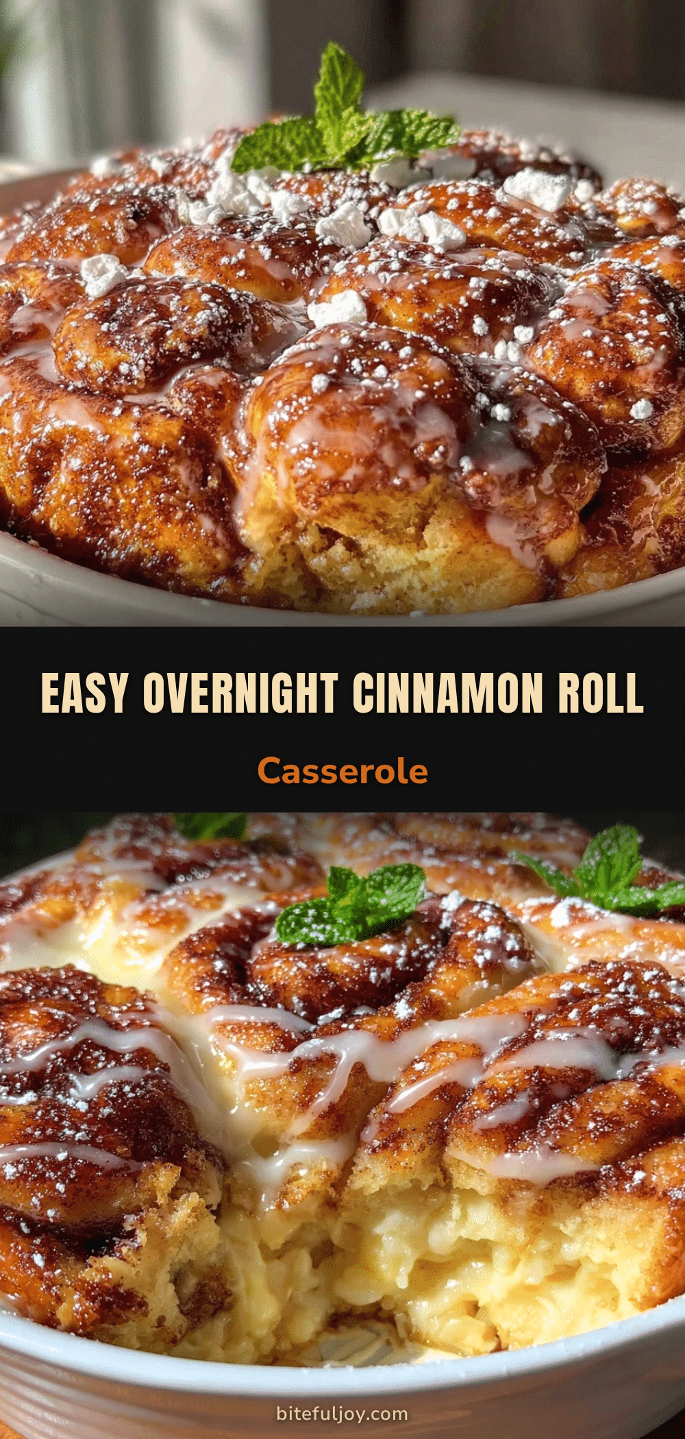 overnight cinnamon roll casserole recipe