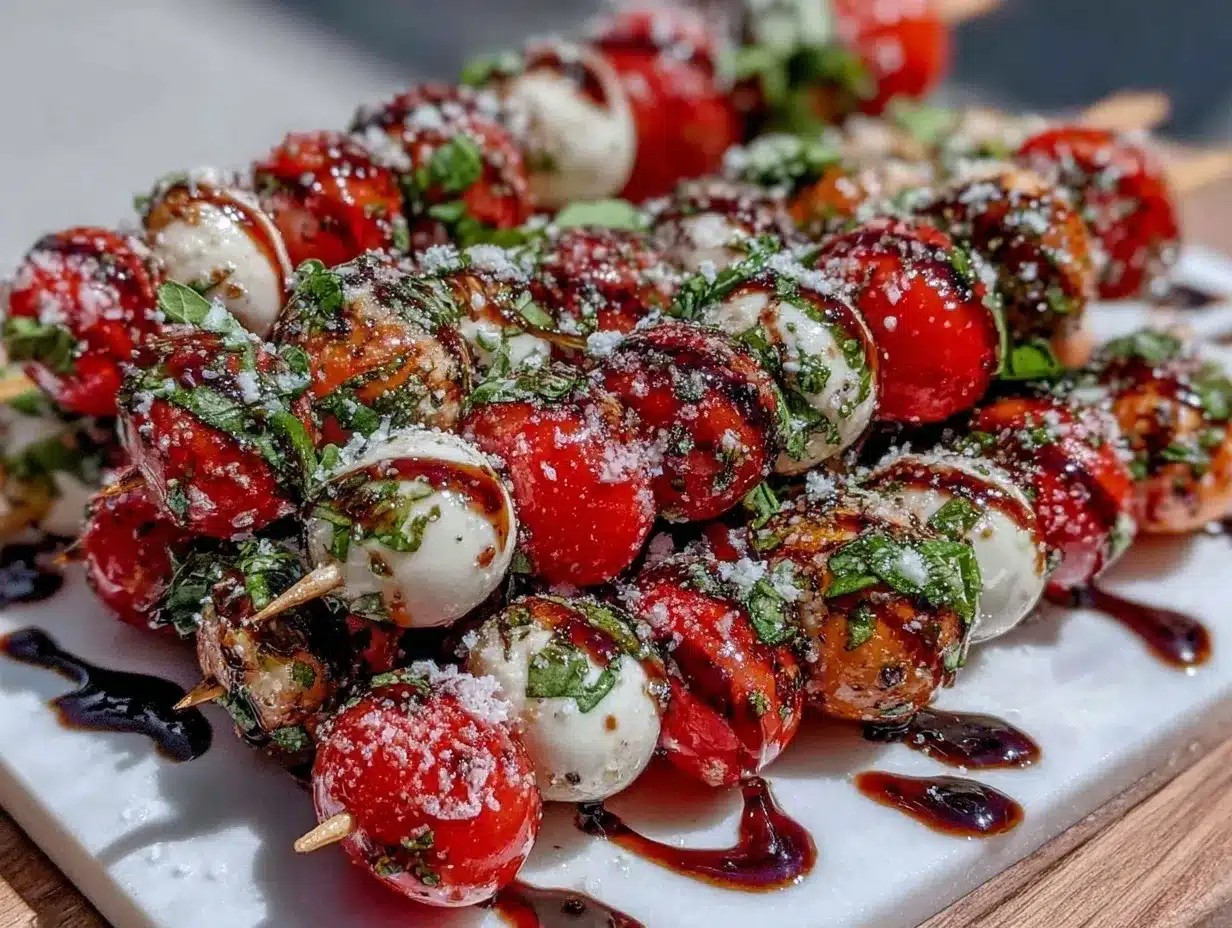 patriotic caprese skewers preparation steps