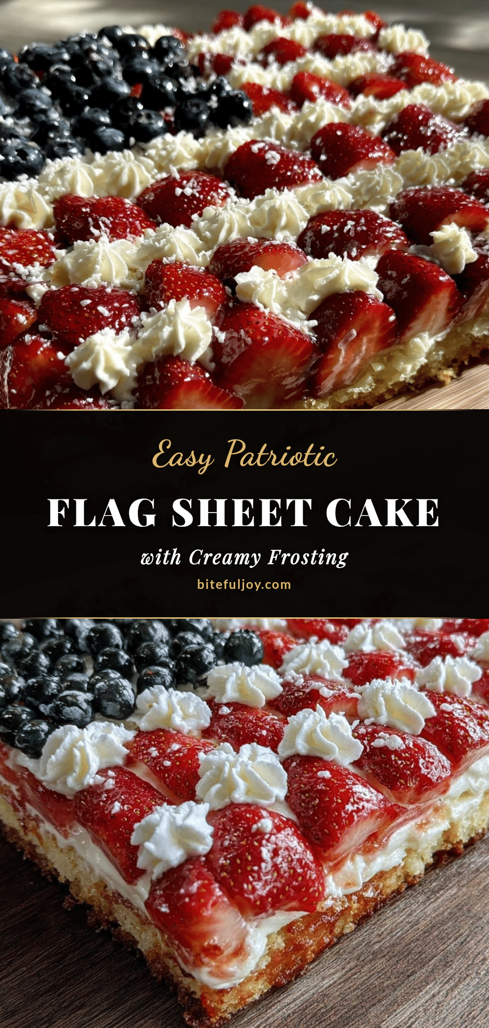 patriotic flag sheet cake recipe