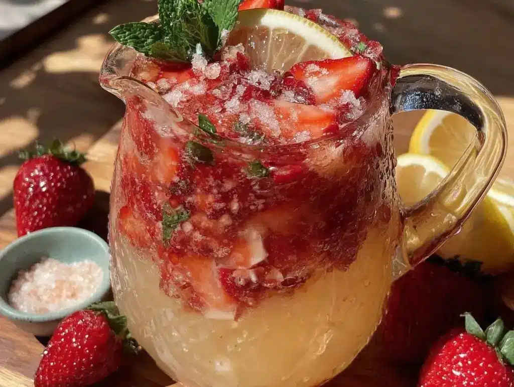 Refreshing Strawberry Lemonade Vodka Cocktail - featured image